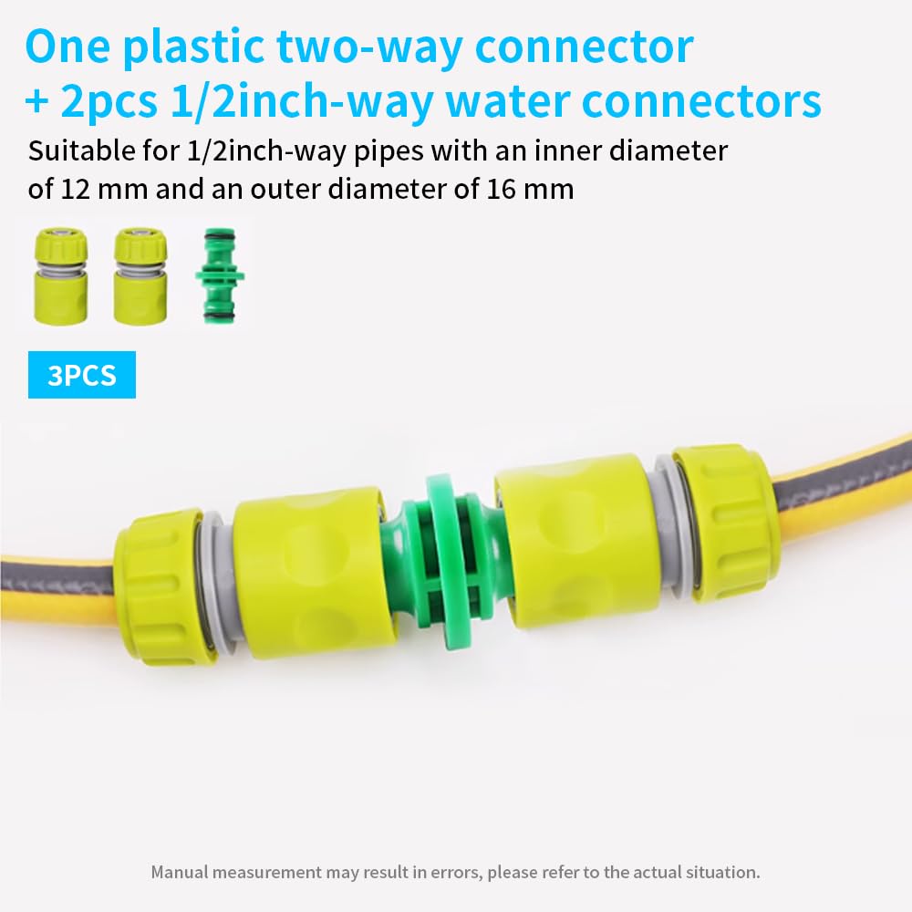 MOUMOUTEN Hose Connector, ABS 1/2