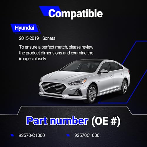 93570-C1000 Front Left Driver Side Power Window Door Lock Switch for 2015-2019 Hyundai Sonata Replaces# 93570C1000 18 PINS by X4XZ - Image 2