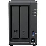 DiscTech DS725+ 2-Bay NAS Server Combo with Enterprise HDD Storage, 4GB DDR4 RAM, 2.5GbE LAN, USB 3.2 (56TB) 2x28TB