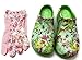 Produktbild Trachten-Dirndl-More Damen Clogs & Pantoletten mit den passenden Gartenhandschuhen grün bunt geblümt (Grün, Numeric_38)