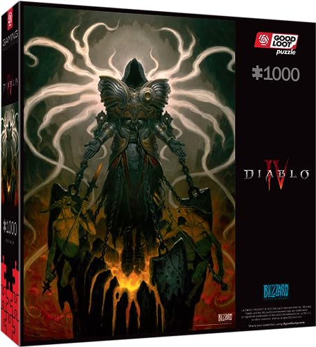 Diablo IV Inarius Puzzle Diavolo, Colore, 68.3 x 48 cm, 1137364 - Gadget - Immagine 2