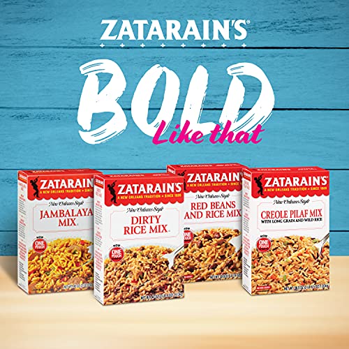 Zatarain's Jambalaya Mix, 40 Oz - One 40 Ounce Box Of Jambalaya Rice Mix, Perfect As A Stand-Alone Side Or Signature Cajun Dish With Sausage, Chicken Or Seafood #TOP4