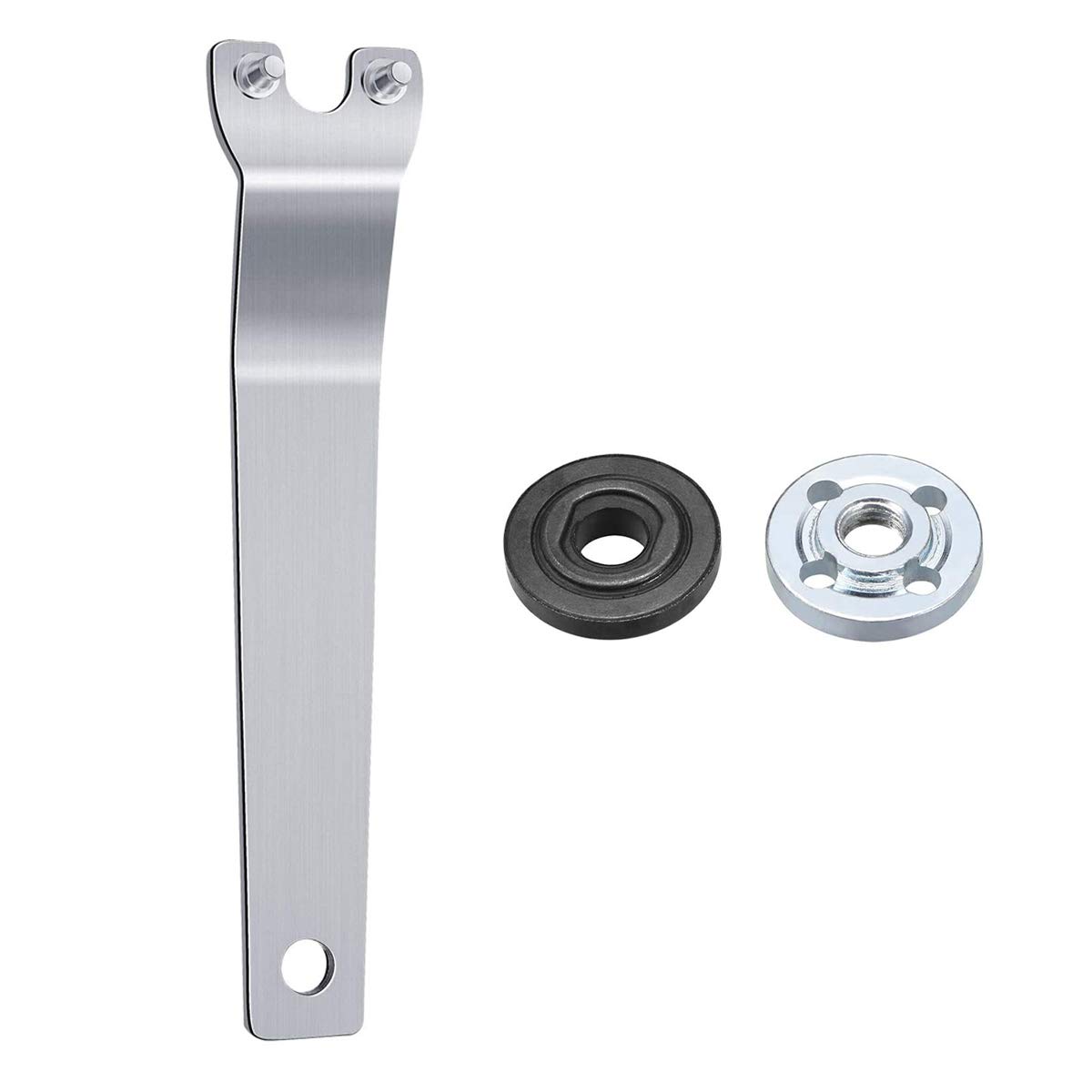 Zlyy Bosch-100 Angle Grinder Replacement Parts - Angle Grinder Spanner Wrench, Grinder Inner Flange Nut & Grinder Outer Flange Nut Compatible