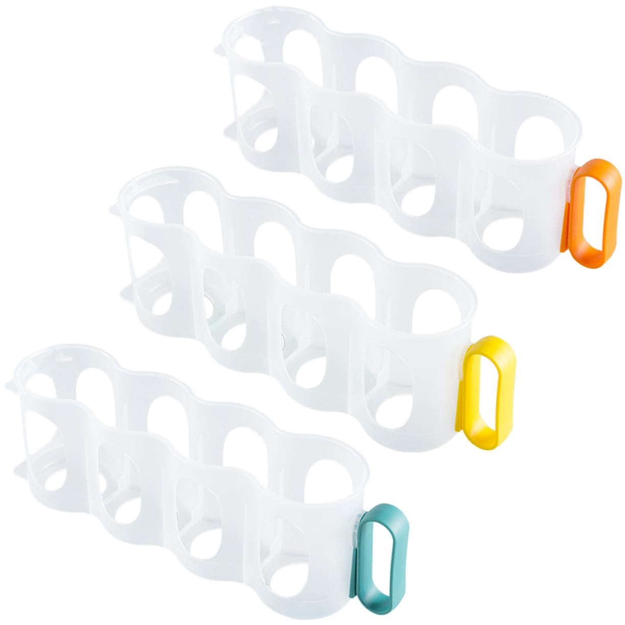 PRETYZOOM 3-Piece Fridge Soda Organizer Can Rack for Pantry Mini Fridge Stand Storage