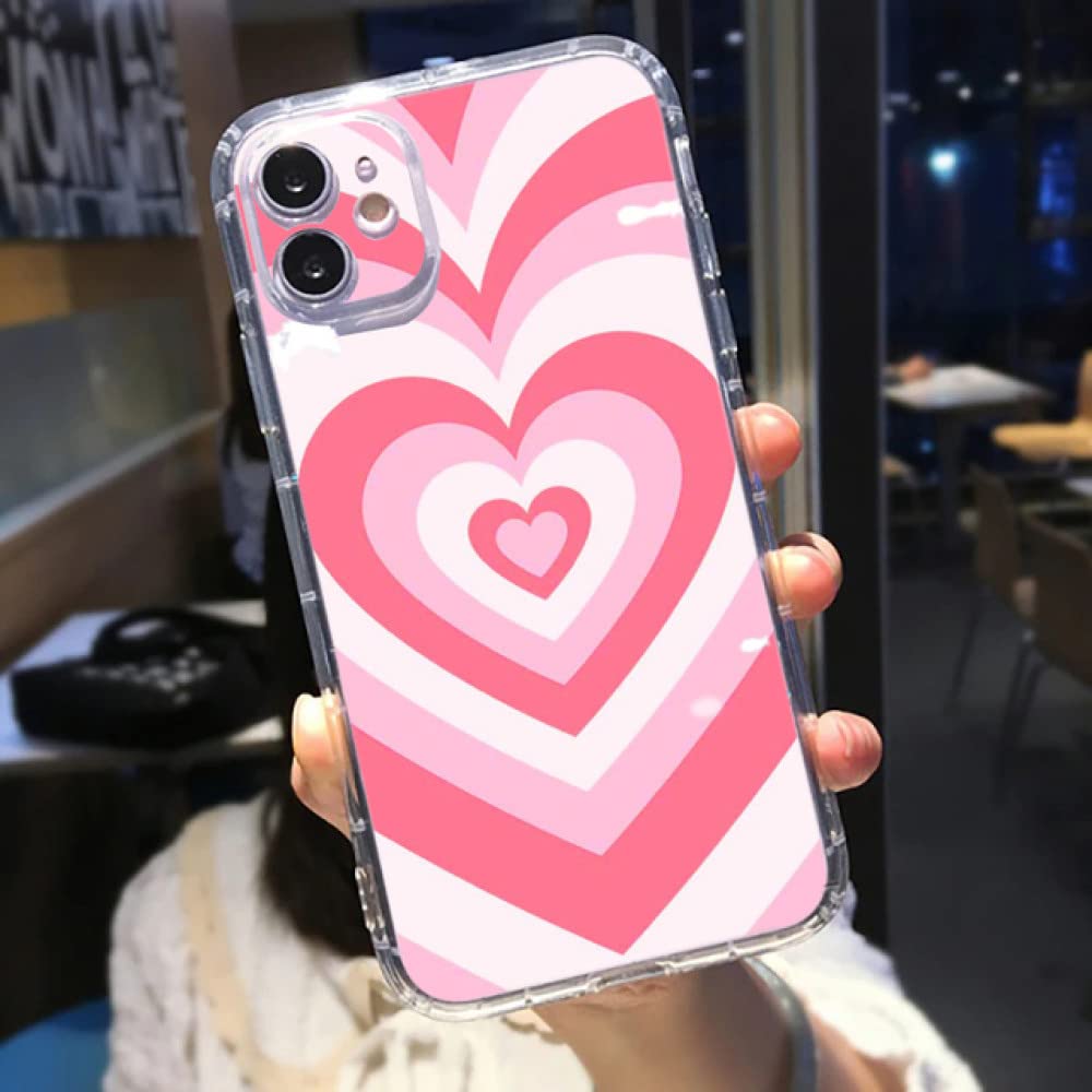 Coque transparente iPhone XR avec motif graphique Love rigide