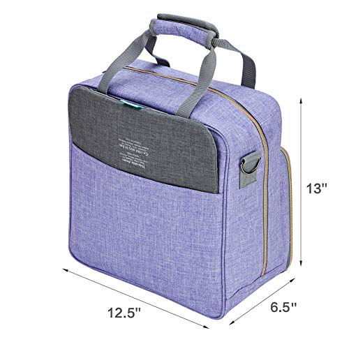 Homest Heat Press Machines Carrying Case, Compatible With 9 X 9 Inches Cricut Easy Press 2, Purple #TOP5