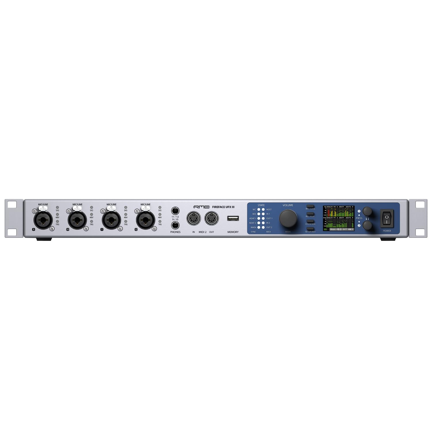 RME Fireface UFX III Audio Interface, (2) Presonus Eris4.5 Monitors, Monitor Stands, (2) XLR to /1/4 Bundle