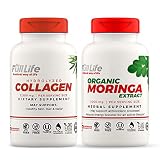 Full Life Hydrolyzed Collagen and Moringa Oleifera Capsules - Dietary Supplements - Bovine Collagen