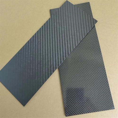1pcs 100mmx250mm 3K High Hardness Carbon Fiber Sheets Carbon Panel Board 0.5mm-5mm Thickness Carbon Fiber Model Materi 3k Carbon Fiber(0.5mm Plain Matte)