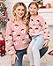 Christmas Matching Clothes for Family Thin Fall Winter Sweater Grey Snug Fit Funny Ugly Outfit Hoodie Sweaters Cartoons