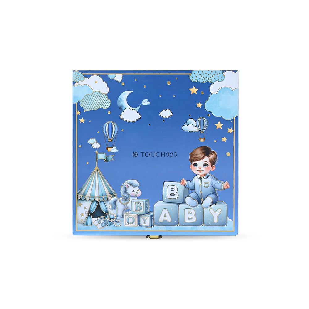999 Silver Musical Baby Boy Coin Box (5 Coins), Navy Blue | Starry Nursery Artwork, 'It's a Boy' Theme (10g) | Gifts for B... - Review, Price and Buying Guide