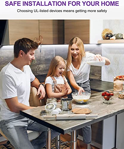 Hitlights Led Strip Lights Cool White 5000K, 16.4Ft High Density 12V Tape Light, Ul-Listed, 600 Leds, 300Lm/Ft, Flexible Dimmable Rope Lights For Bedroom, Kitchen, Cabinet (Power Source Not Included) #TOP1