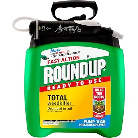 Roundup Fast Action Weedkiller Pump 'N Go 5 Litre Cover