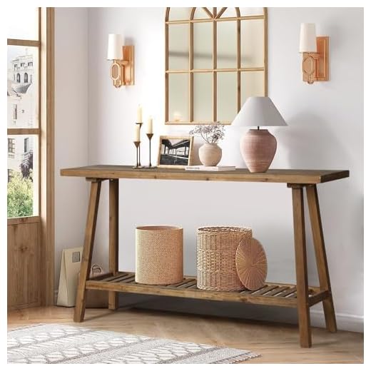 Reclaimed Solid Wood Console Table