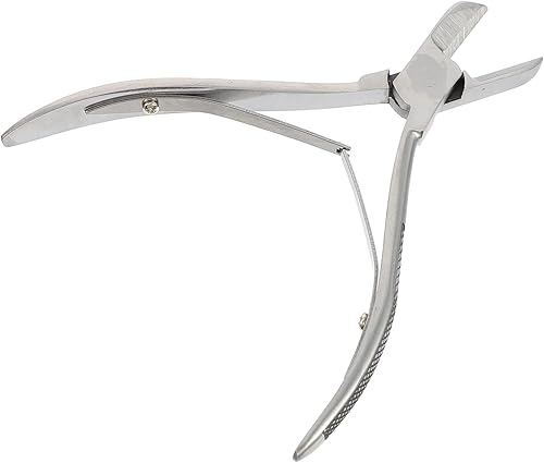 BCOATH Pinza de cerdo de dientes, mango de pinza de cerdo, mango de pinza de acero para aves de corral, herramienta de tijera para hacer huchas,