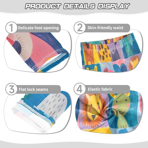 Toddler Girls Leggings Printed Yoga Pants Leggings Animals Children's Paintings for Kids3