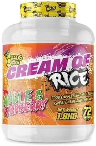Chaos Crew Cream of Rice, Apple & Raspberry, 1.8kg