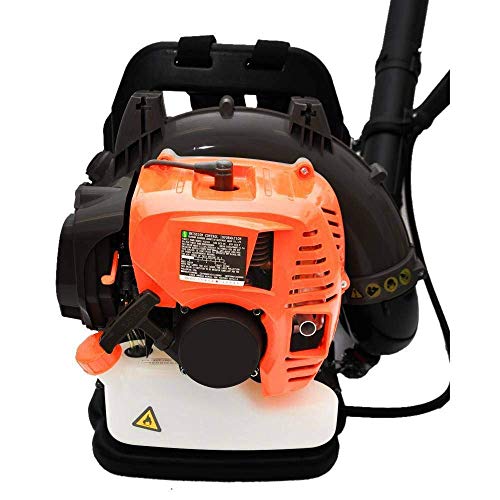 Shueriu Electric Backpack Leaf Blower - 52cc 2 Stroke 3.2HP Gas Cordless Backpack Leaf Blower, Backpack Blowers Gas Powered with Padded Harness to Blow Leaves, Snow