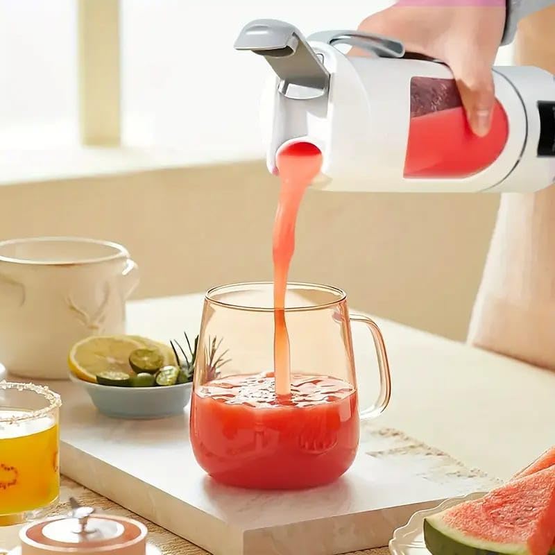 Image of Devan PortableBlender Electric Juicers Fruit Mixers USB Rechargeable Smoothie Mini Blender Personal Juicer 10 Blades 3 Gears With 1300 Mah Rechargeable Battery-Smoothie Blender (GREY)