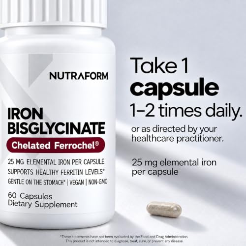 Nutraform Ferrochel Iron Bisglycinate Supplement