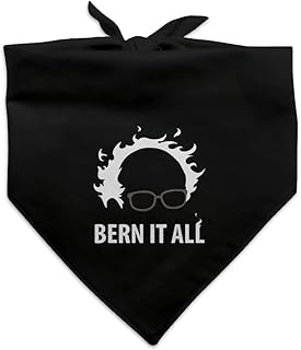 Bern It All Bernie Sanders Burning Democrat Dog Pet Bandana