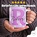 Imagen de UNIKALIA Taza Personalizada Con Nombre E Inicial
