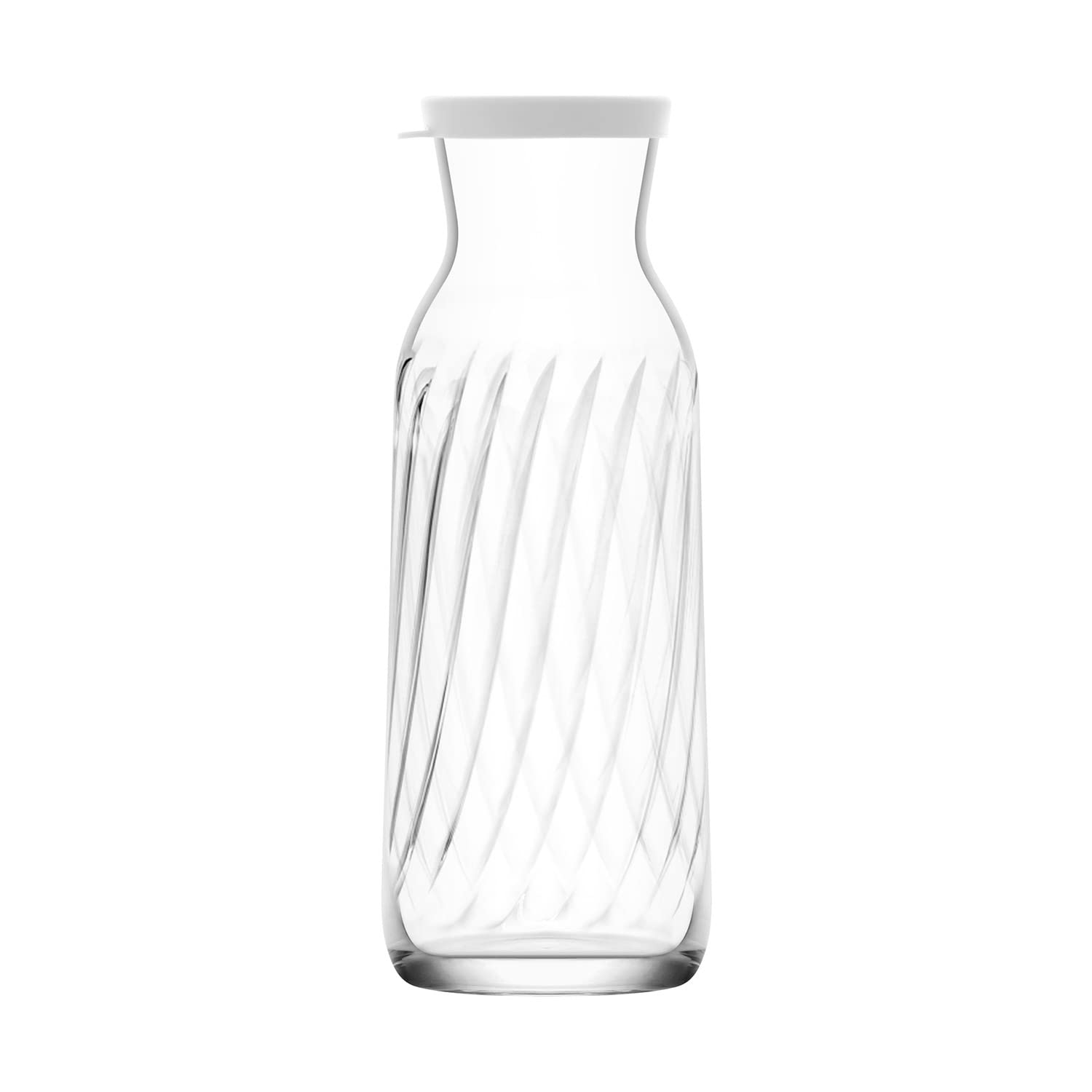 LAV - Fonte Optic Glass Carafe - 1.2L - White Lid