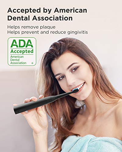 Conjunto de escova de dentes elétrica FW508 da Fairywill, Preto, Preto, Black