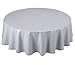 Home Direct Mantel de Hule, Redondo 160 cm Gris Claro