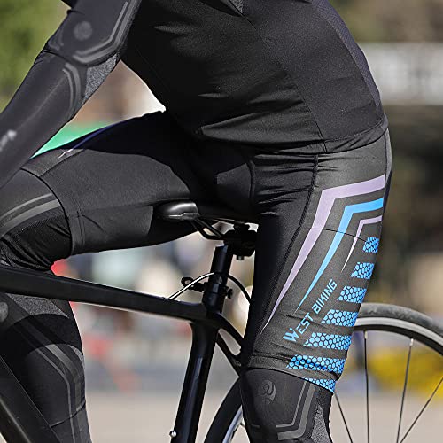 Changxi Calças de ciclismo Calças de alta flexibilidade pa BTT Calças com amortecimento de choque pa