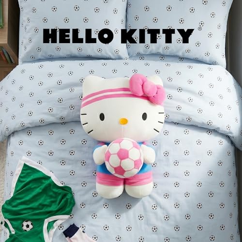 Image of Hello Kitty Kids Bedding Super Soft Cozy Cuddle Pillow Buddy with Soccer Ball, 2026 World Tournament, (Officially Licensed Product) By Franco