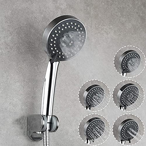 Cabezal de ducha portátil 5 modos de spray ABS miniatura 2