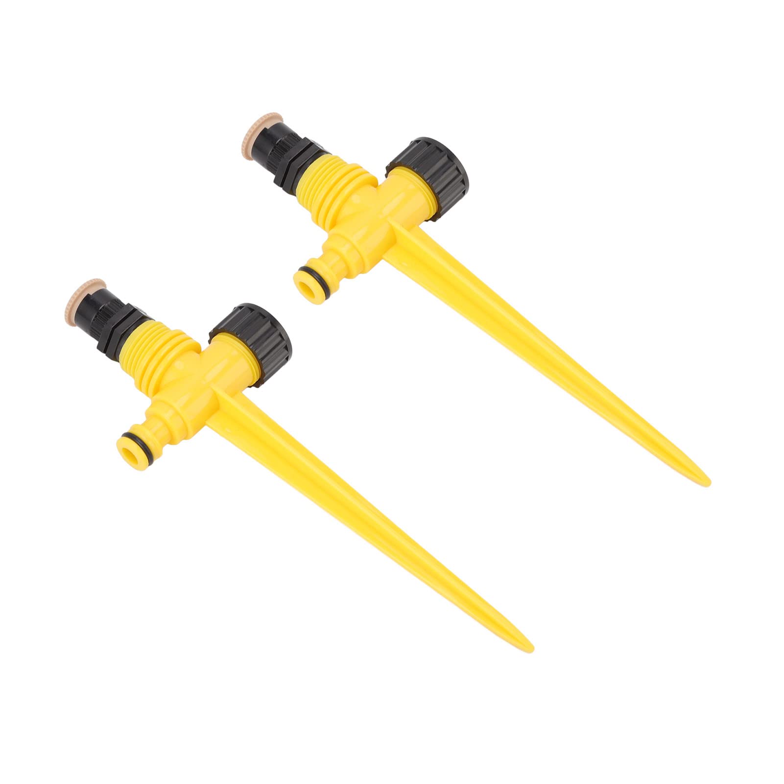 Irrigazione del prato, Irrigatore da giardino rotante a 360 gradi, 2 pezzi, ABS, plug-in