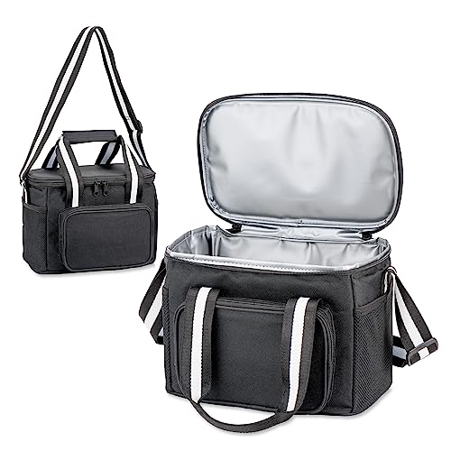 Rock Star Baby RS90092 | Borsa Termica Per Biberon In Nylon Nero | Rivestimento Alluminio | Adatta A Collo Largo | Clip Per Passeggino - 3