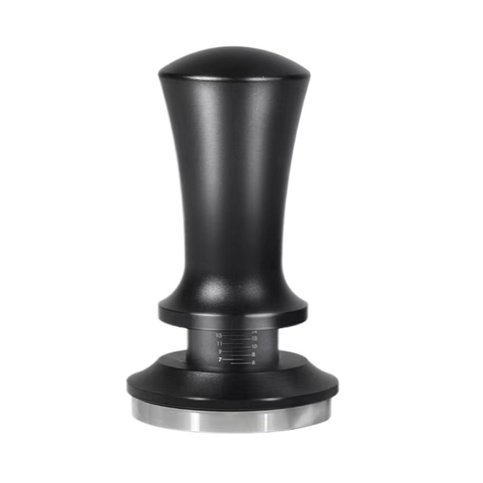 Pressino da 58 mm, caffè barista con molla calibrata, base piatta/filettata in acciaio inossidabile(Flat Base)