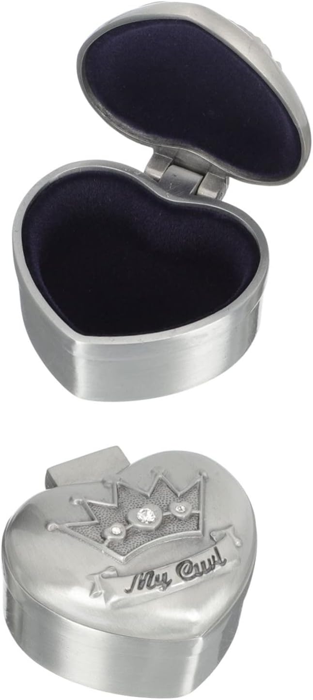 LIOOBO 2pcs Tooth Box Keepsake Container Alloy Tooth Holder for Creative Design and Lanugo Smooth Surface present for Boy Girl