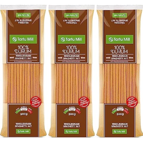 Whole Grain Spaghetti 100% Durum Wheat Cover