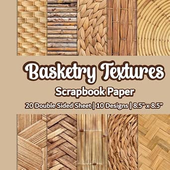 Basketry Textures Scrapbook Paper: Basket Weave Scrapbook Paper | 10 ...