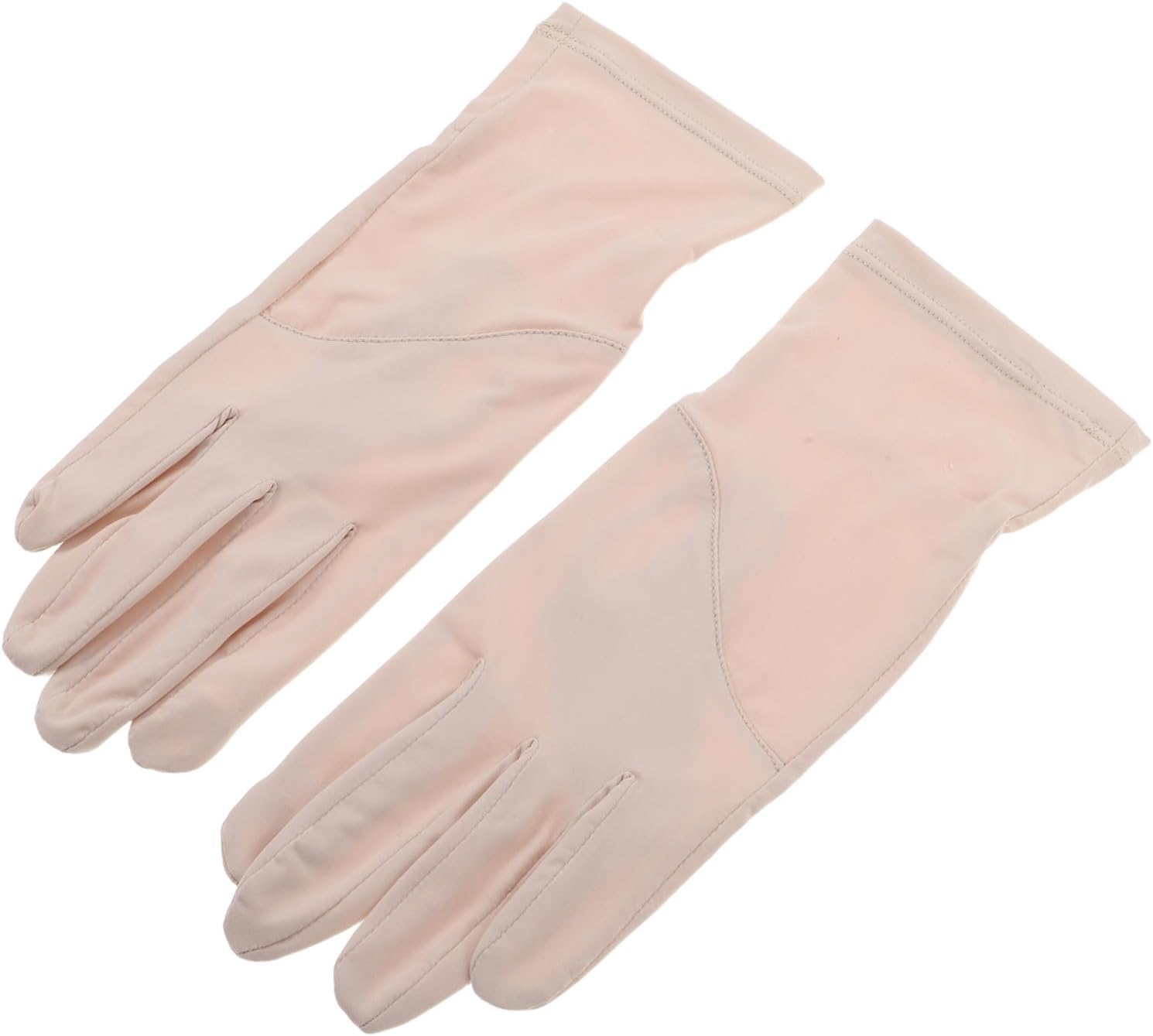 Breathable Ice Silk Full Finger Gloves for Women Non-Slip Sun Protection Gloves with Touchscreen Compatibility Extended Cooling Design for Summer Cycling Hiking Outdoor Activities