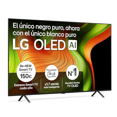 Lg Oled65b56la - Tv 65 , Oled 4k, Smart Tv Ai B5, Webos 25, Super Upscaling, Dolby Vision Y Dolby Atmos, Amd Freesync, Alexa Google Assistant, Negro