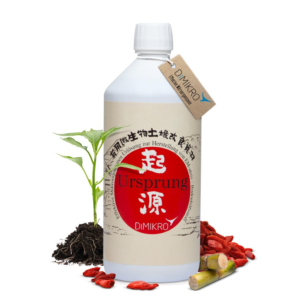 DIMIKRO Origen solución original: solución original tradicional japonesa (producción de EM-activo) activador de suelo con microorganismos efectivos (1 litro)