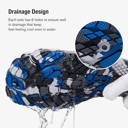 ALEADER Barefoot Water Shoes Men Non Slip Swim Beach Shoes for Hiking Walking River4