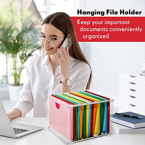 15 Pieces Expanding Hanging File Folders Capacity File Folders Hanging File Folders File Pockets Organizer File Folders Designed For Files And Charts, Letter Size Standard Color #TOP4