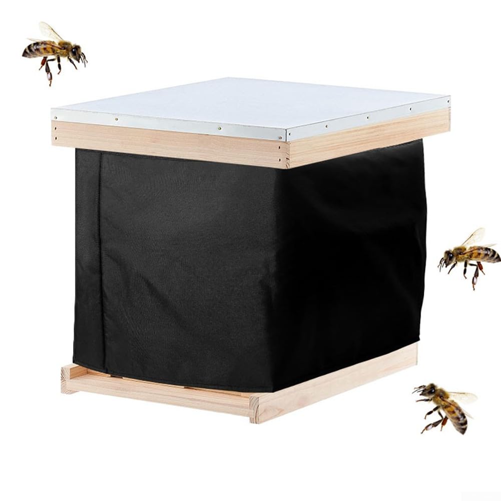 Biniveil Housse Isolante D'hiver Pour Ruche D'abeilles, Imperméable Et Chaude | Fournitures D'apiculture Coupe-vent Réutilisable Pour Propriétaires De
