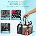 Haundry Mesh Shower Caddy Basket, Large College Dorm Bathroom Caddy Organizer with Key Hook and Oxford Handles, 8 Pockets, Hanging Portable Tote Bag for Camp Gym