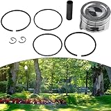 Engine Piston and Rings Standard Set for GX120 60mm Bore OEM 13101 ZH7 010 Complete Replacement Kit for Engine Maintenance