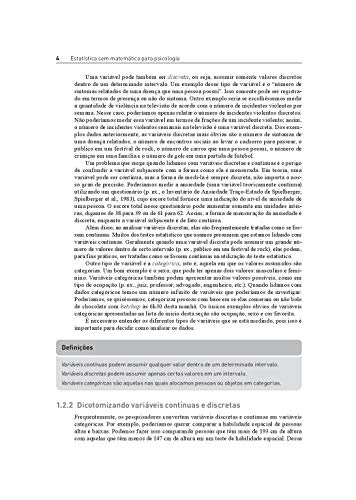 Estatística Sem Matemática para Psicologia