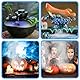 Joycabin Ultraschall Vernebler, Mini Nebelmaschine, 12 LED Lichtern Nebelhersteller, Mist Maker Wassernebler Fogger Luftbefeuchter für Halloween Springbrunnen Wasserspiel Topflandschaft Garten Rockery