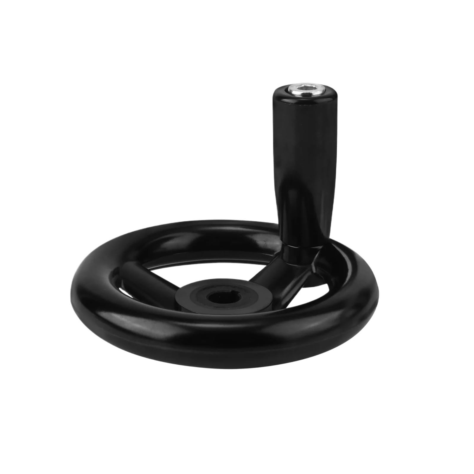 WUDCW Plastic Handwheel Round Bakelite Handle Disassemble Wheel Hand Crank Revolving Machinery Accessory Handwheel