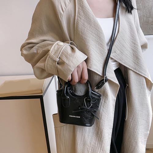 Stylish Women's Crossbody Bucket Bag Korean Design Shoulder Bags Casual Travel Satchel Purse For Various Occasion Wo4